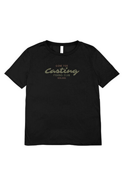 Casting Unisex Premium Penye Balıkçı Tasarım Tişört