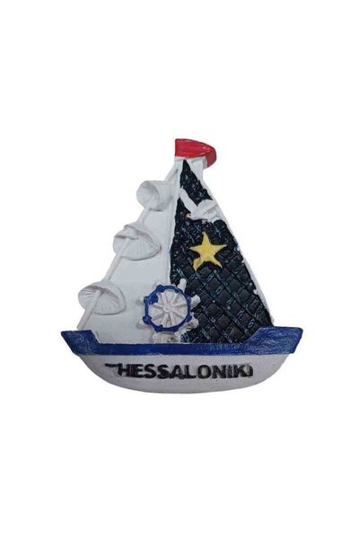 Tradesor Tουριστικό μαγνητάκι Souvenir - Σετ 12pcs - Resin Magnet - Thessalon...