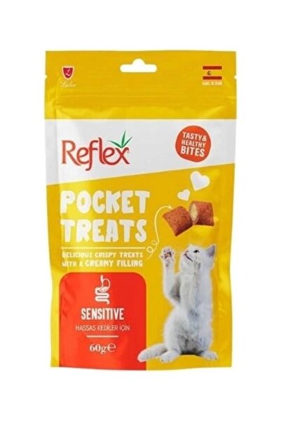 Reflex Ashwork Pocket Treats Sensitive Kedi Ödül Maması 1 Adet 60 gr 587455