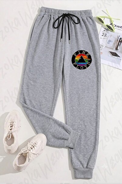 ZOKAWEAR Унисекс долнище на анцуг с принт Pink Floyd v7