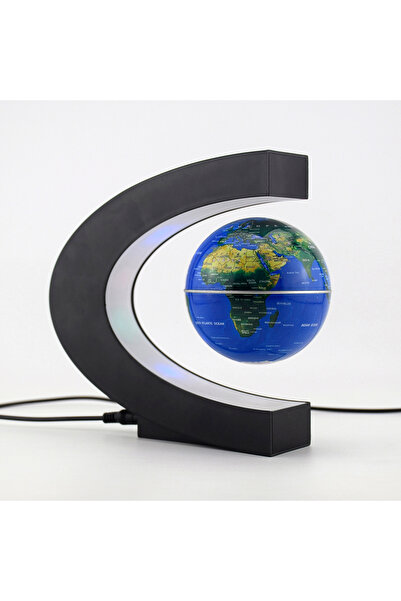 Choice10 Blue Ball US plug LED Magnetic Floating Levitation Globe World Map E...