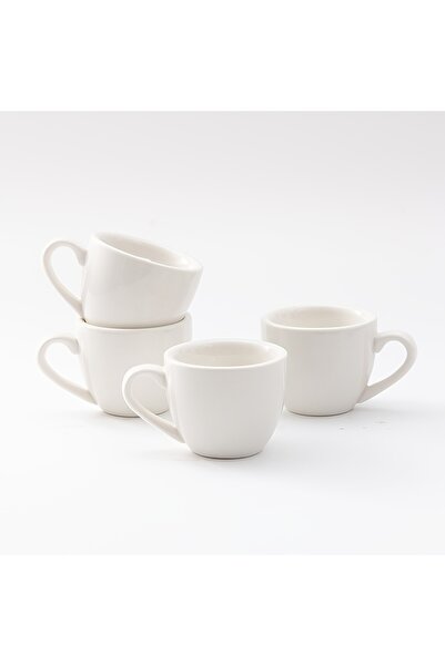 Choice <200ml white 4pcs 60ml/2oz ceramic espresso cups with handles, porcela...