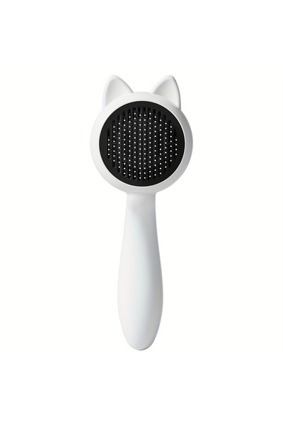 Choice WHITE 1Pc Cat Ear Comb Stainless Steel Needle Massage Cleaning Comb Do...