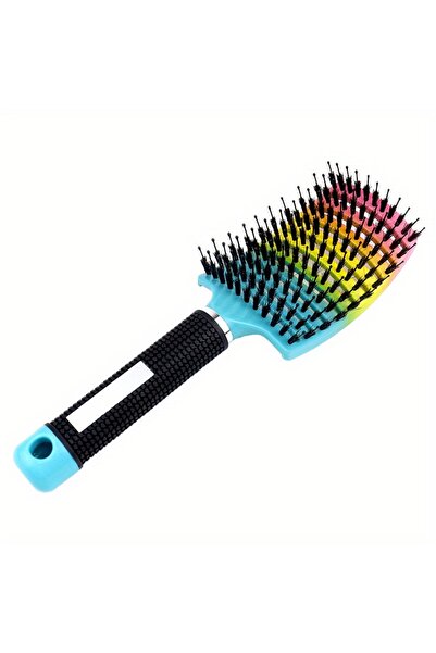 Choice3 Colorful Multi color scalp massage comb, professional wet hair and cu...