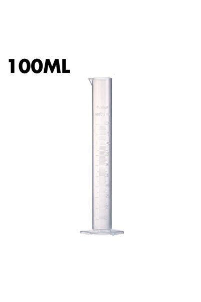 choice2 1Pcs 100ml Transparents Measuring Plastic Graduated Cylinder Plastic ...
