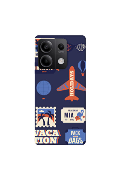 Other Xiaomi Redmi Note 13 5G Vacation Dark blue Colored Silicone TPU Θήκη