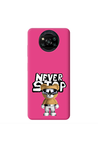 Other Xiaomi Poco X3 /X3 Pro Never stop Fuchsia Colored Silicone TPU Θήκη