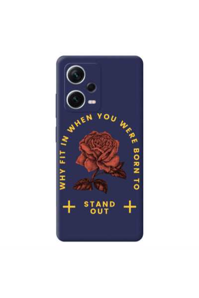 Other Xiaomi Poco X5 Stand out Dark blue Colored Silicone TPU Θήκη