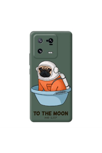 Other Xiaomi 13 Pro To the moon Dark Green Colored Silicone TPU Θήκη