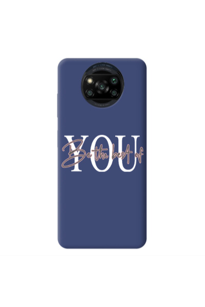 Other Xiaomi Poco X3 /X3 Pro Be the best of Dark blue Colored Silicone TPU Θήκη