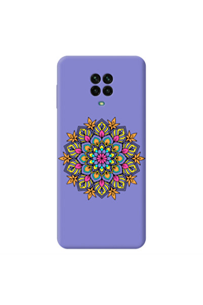 Other Xiaomi Redmi Note 9 Pro Mandala D6 Purple Colored Silicone TPU Θήκη
