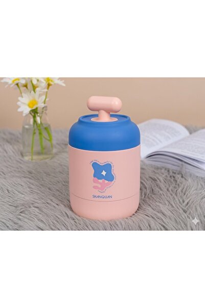 B&D Vacuum Flask, 350ml Insulated Water Bottle, Pink and Blue, Stainless Stee...