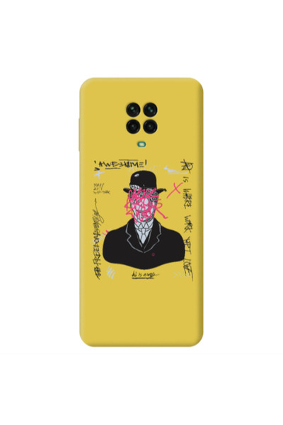 Other Xiaomi Redmi Note 9 Pro Awes Yellow Colored Silicone TPU Θήκη