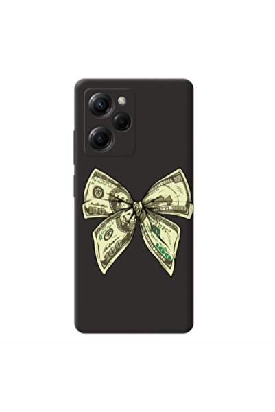 Other Xiaomi Poco X5 Pro Bowtie Dollars Black Colored Silicone TPU Θήκη