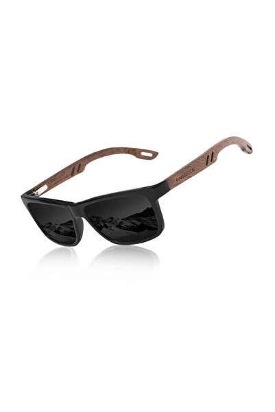 choice2 Black Gray KINGSEVEN Sunglasses for Men Polarized Walnut Glasses Retr...