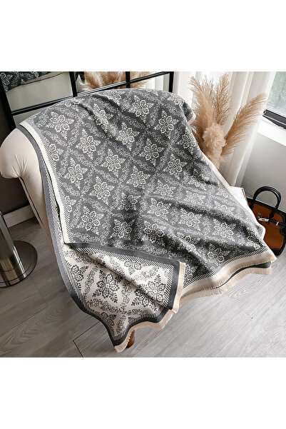 choice2 GRAY New 2025 Winter Cashmere Scarf for Women Shawl Wrap Female Pashm...