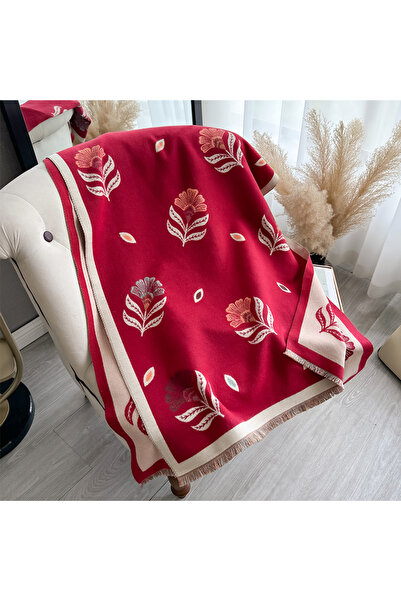 Choice5 Red New Women Fashion Brand Fallen leaves Scarf Luxury Autumn Winter ...