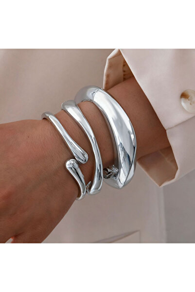 Choice1 AYA6526501 Vintage Hip Hop Metal Cuff Bangles Punk Gold Silver Color ...
