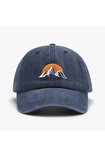 Choice7 Adjustable Navy Blue 1pc Unisex Embroidered Sunset Baseball Hat,washe...