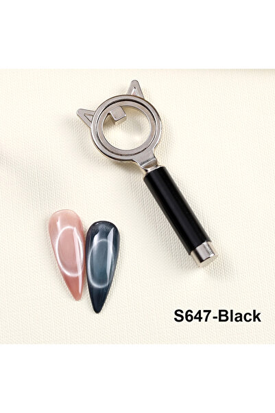 Choice3 S647 Black SWEET TREND-1Set Cat Eye Nail Art Magnetic Tool Halo Cat E...