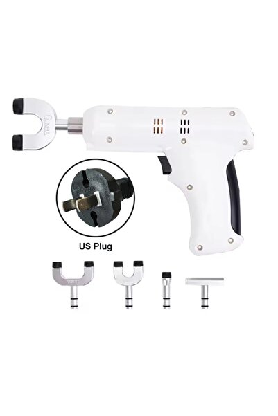 Choice White-US-WithBox New 4 Heads Chiropractic Aadjusting Instrument Electr...