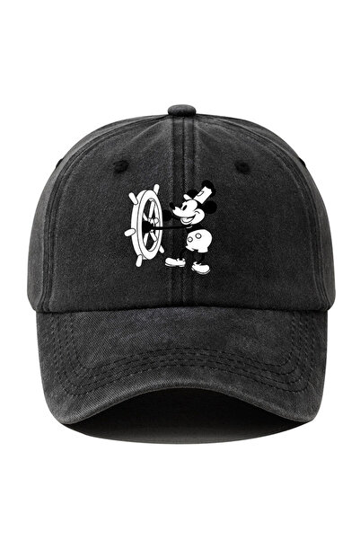 choice2 55-60cm Black Fashion Mickey Mouse Baseball Cap Men Women Hip Hop Ani...