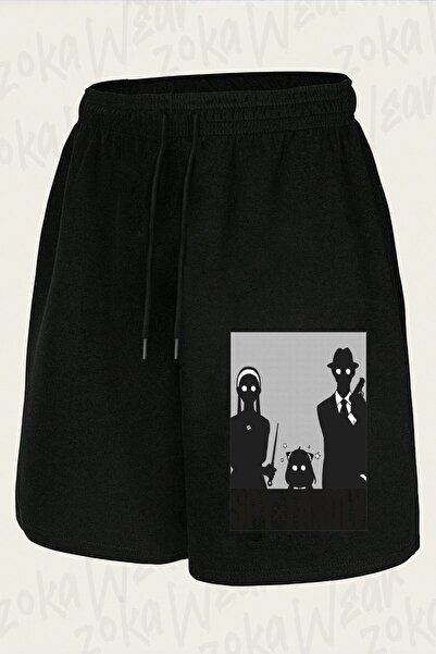 ZOKAWEAR Unisex Spy X Family (the Whole Family) V2 Design Printed Shorts