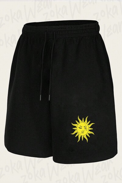 ZOKAWEAR Unisex σορτς με στάμπα Sun Design