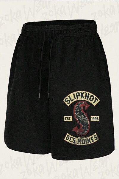 ZOKAWEAR Unisex Slipknot V14 Design Printed Shorts