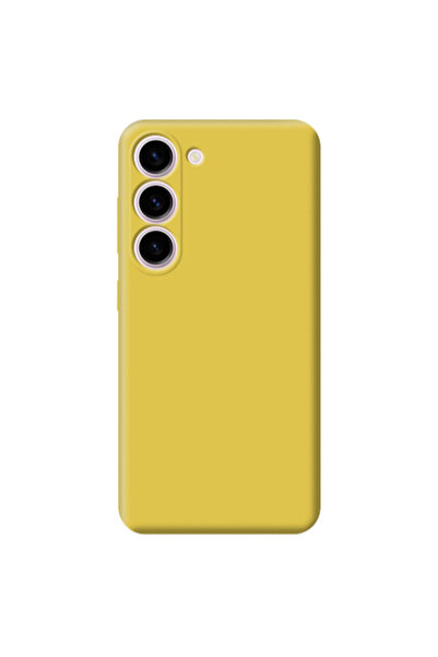 Other Samsung S23 Plus -case Yellow Colored Silicone TPU Θήκη