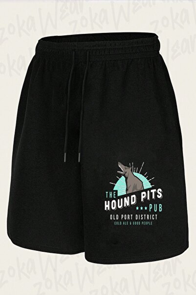 ZOKAWEAR Unisex Dishonored the Hound Pits Pub Design Printed Shorts