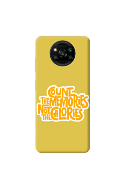 Other Xiaomi Poco X3 /X3 Pro Count the memories not the calories Yellow Color...
