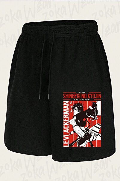 ZOKAWEAR Unisex Aot Levi Ackerman 4 Design Printed Shorts