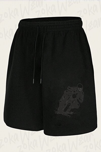 ZOKAWEAR Unisex Biker V2 Design Printed Shorts