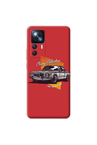 Other Xiaomi Mi 12T Classy Collection Red Colored Silicone TPU Θήκη