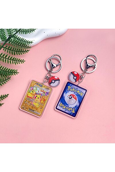 Choice20 6cm 15 1/43Pcs Pokémon Pikachu Bulbasaur Gold Saint Acrylic Keychain...