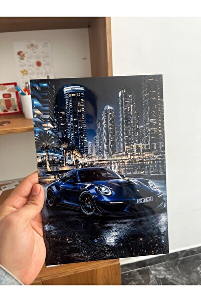 YAZAR Porsche Metal Tablo