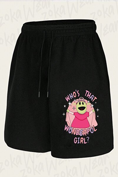 ZOKAWEAR Unisex Nanalan Who's That Wonderfu Design Printed Shorts