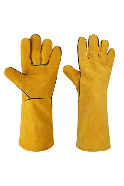 Choice1 A1 Hot Sale 1 Pair 40cm Safety Work Labor Glove Welding Gloves Heat C...