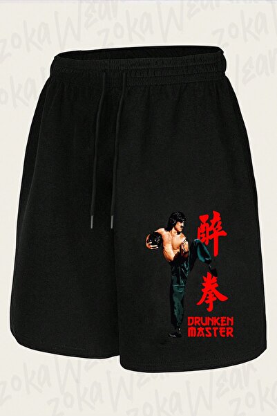 ZOKAWEAR Unisex Drunken Master V2 Jackie Chan Design Printed Shorts