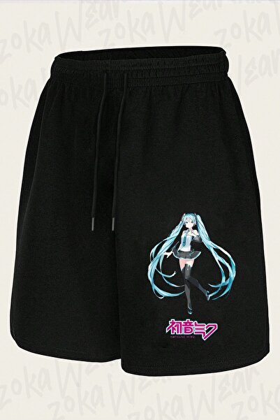 ZOKAWEAR Unisex Hatsune Miku Design Printed Shorts