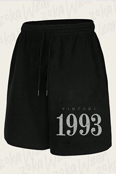 ZOKAWEAR Unisex Vintage 1993 (Antique Gray) 30Th Birthday Design Printed Shorts