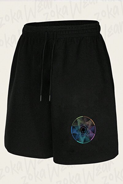 ZOKAWEAR Unisex Mathematician Design Printed Shorts