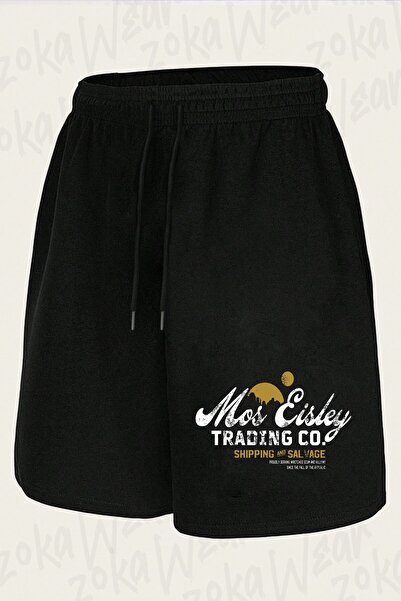 ZOKAWEAR Unisex Mos Eisley Trading Co. Design Printed Shorts