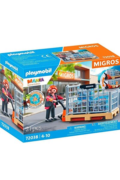 Migros Joc de constructie 21 piese, playmobil, +4 ani