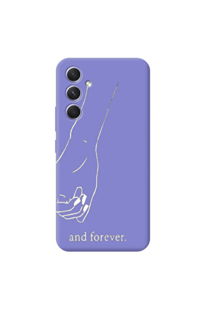 Other Samsung A56 And forewer Purple Colored Silicone TPU Θήκη