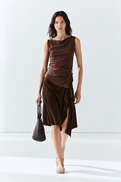 Massimo Dutti %100 pamuklu triko üst