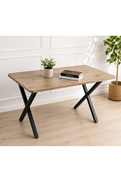 NESU EV 70x110 Metal Ayaklı Mutfak Masası Çalışma Masası