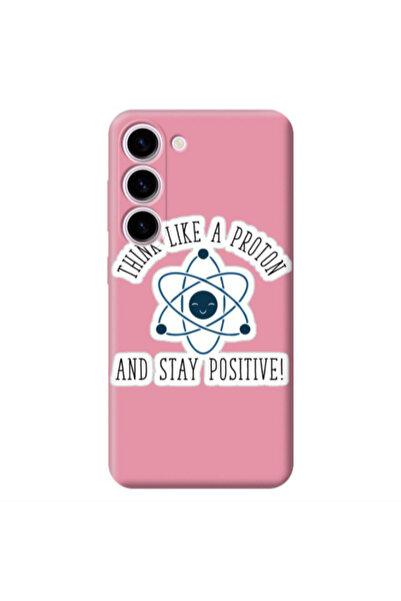 Other Samsung S23 Plus THINK LIKE Pink Colored Silicone TPU Θήκη