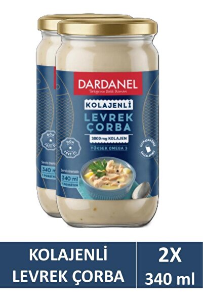 Dardanel Hazır Yemek Levrek Çorba Cam Kavanoz 340 gr x 2 Adet